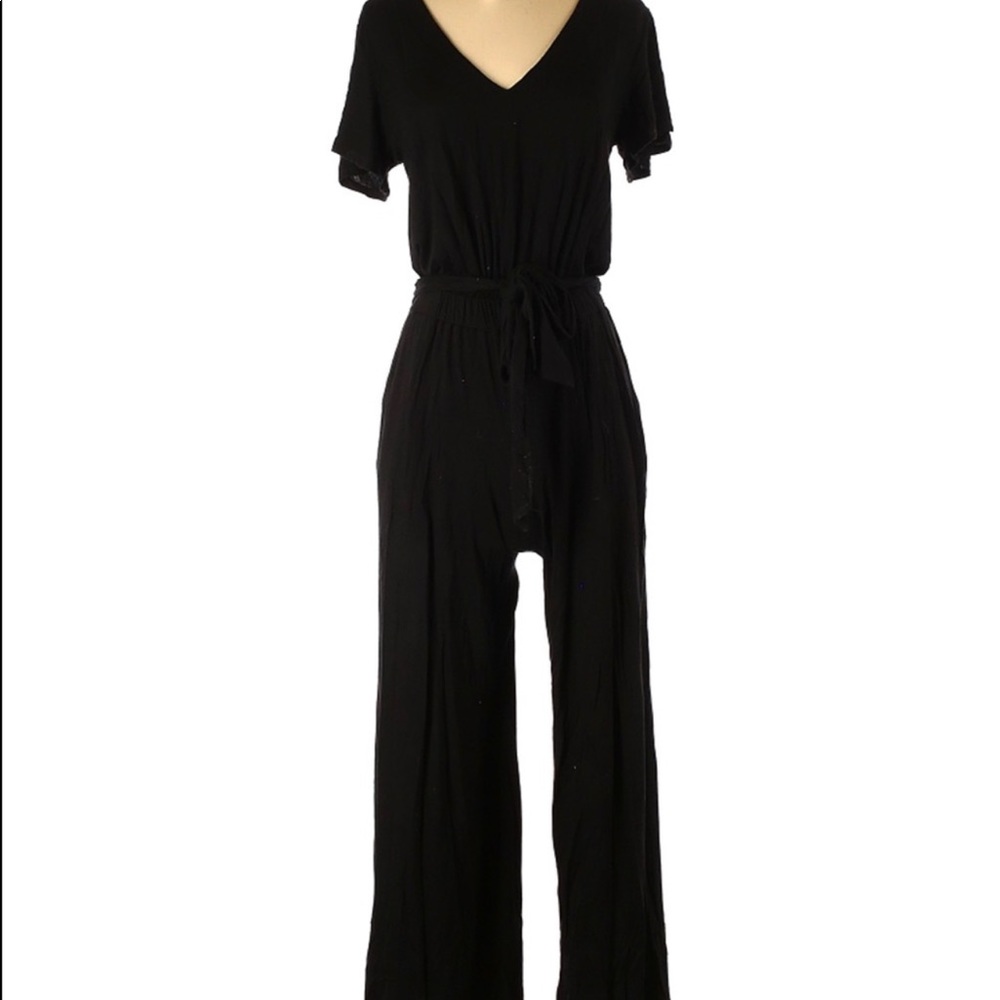Loft Beach Black Jumpsuit